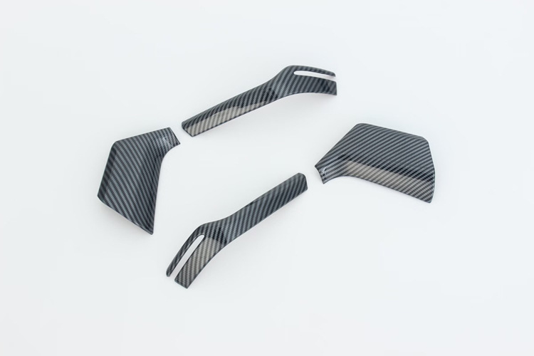 Suitable for Toyota 26 Models Rav4 Weilanda Rearview Mirror Trim Modification Sticker, Reflective Mirror Anti-Scratch Strip Abs Decoration