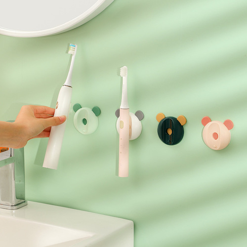 Magnetic electric toothbrush holder, no punching, bathroom toothbrush rack bracket, wall-mounted toothbrush storage rack