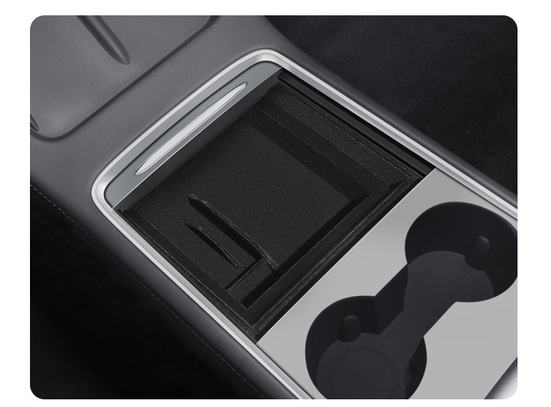 Suitable for the New Version of Model Y/3 Tesla Yl Central Control Storage Box, Armrest Box, Storage Box, Under-Seat Storage Box