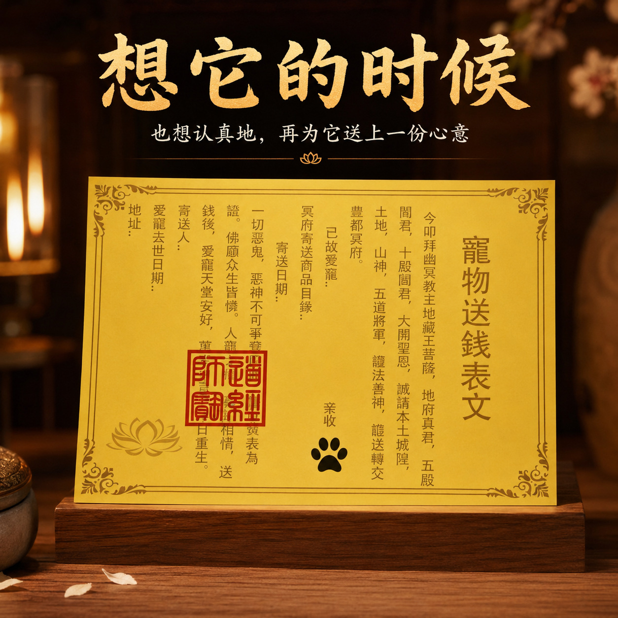 Pet Offerings, Funeral Supplies, Ghost Money, Paper Money, Offerings, Urns, Paper Offerings, Paper Money for Burning, Packages, Factory Wholesale