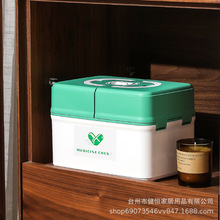 医药箱家用大容量便携急救箱多层药品应急医疗收纳盒家庭药箱收纳