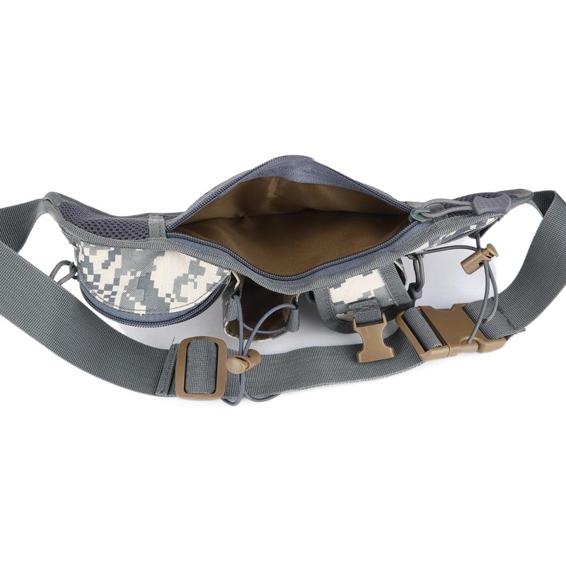 Aproon's New Multi-Purpose Sports Waist Bag for Men, Water-Repellent Tactical Camouflage Backpack, Outdoor Cycling Cross-Body Waist Bag