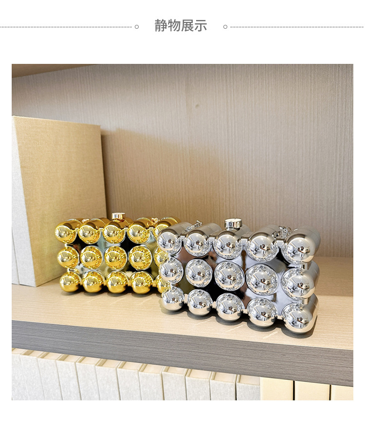 Acrylic bag 2025 New style, European and American cross-border single-shoulder fashionable design women's chain box bag undefined