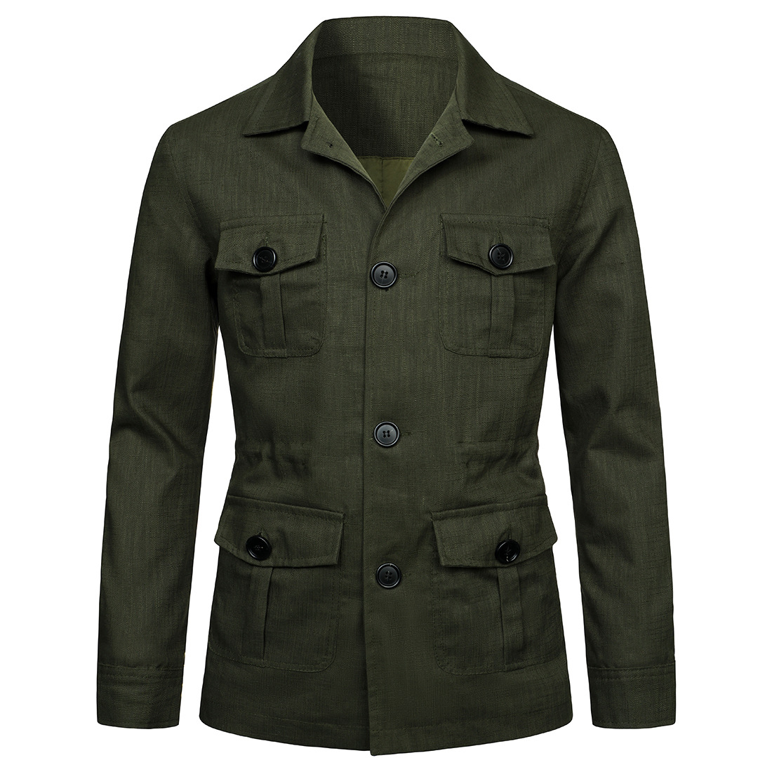 Pure handmade European and American hunting cloth SAFARI JACKET linen jacket British retro gentry decoration jacket to travel y 3