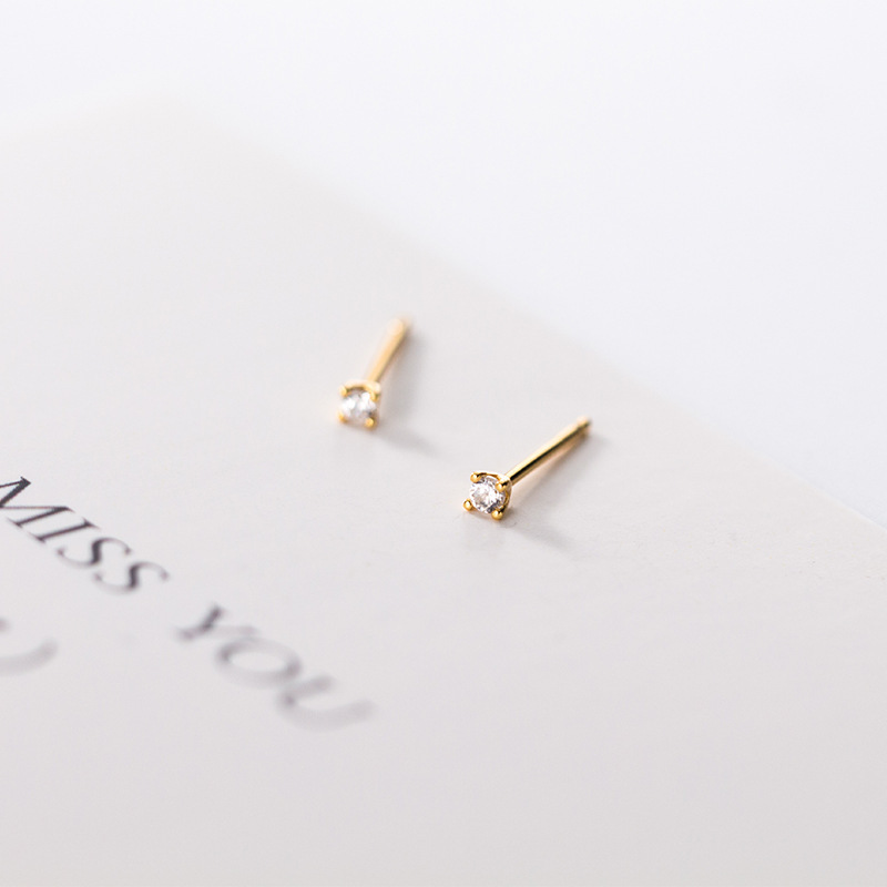 Eloch s925 plata de moda fresca de doble diamante orejas clips de hueso de mujer tendencia de verano temperamento orejas M01521