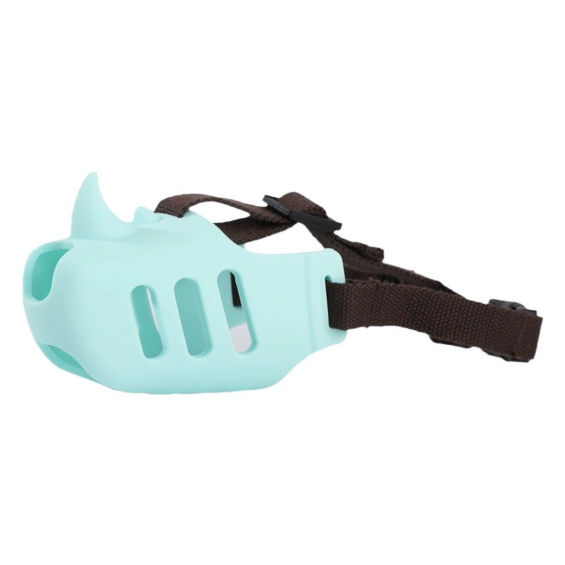 Трансграничная Горячая силиконовая намордник для собак, намордник для домашних животных, защита от укусов, лай, защита от поедания носорога, средняя и большая намордник для собак