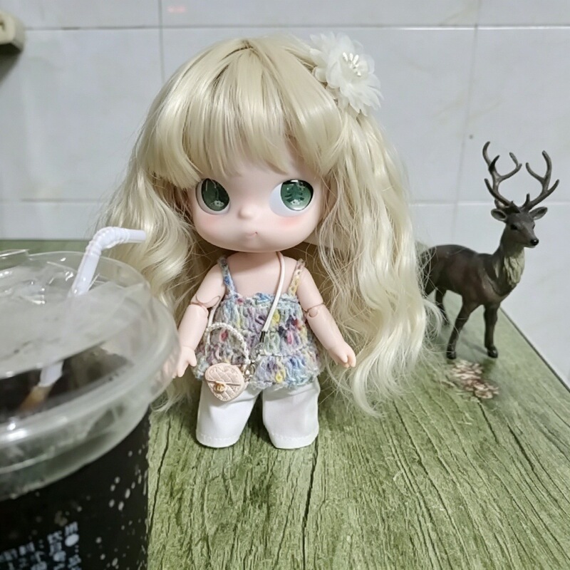 Pei Qin/Gazi Sister Wig Zsiga's Dream Place 1/8 Scale Molly Movable Doll Wig Direct Delivery Pei Qin/Gazi Sister Wig Zsiga's Dream Place 1/8 Scale Molly Movable Doll Wig Direct Delivery