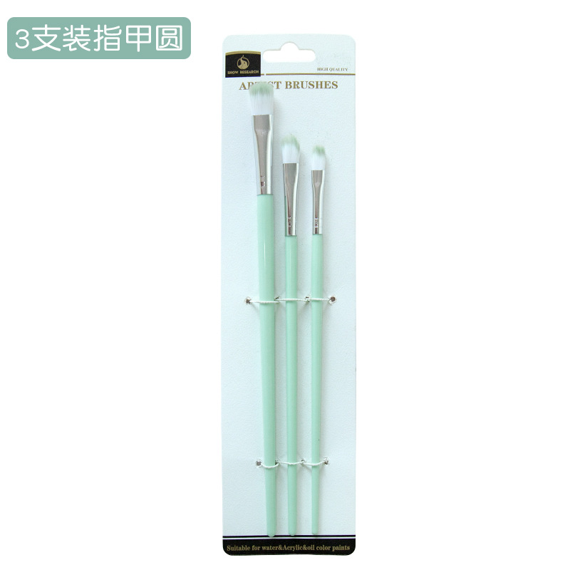 Cross-border arte pintura al óleo cepillo estudio formación estudiante pintura cepillo 6 traje cuerpo pintura acuarela cepillo