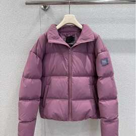 25秋冬新款 轻甜色系立领蓬松羽绒服