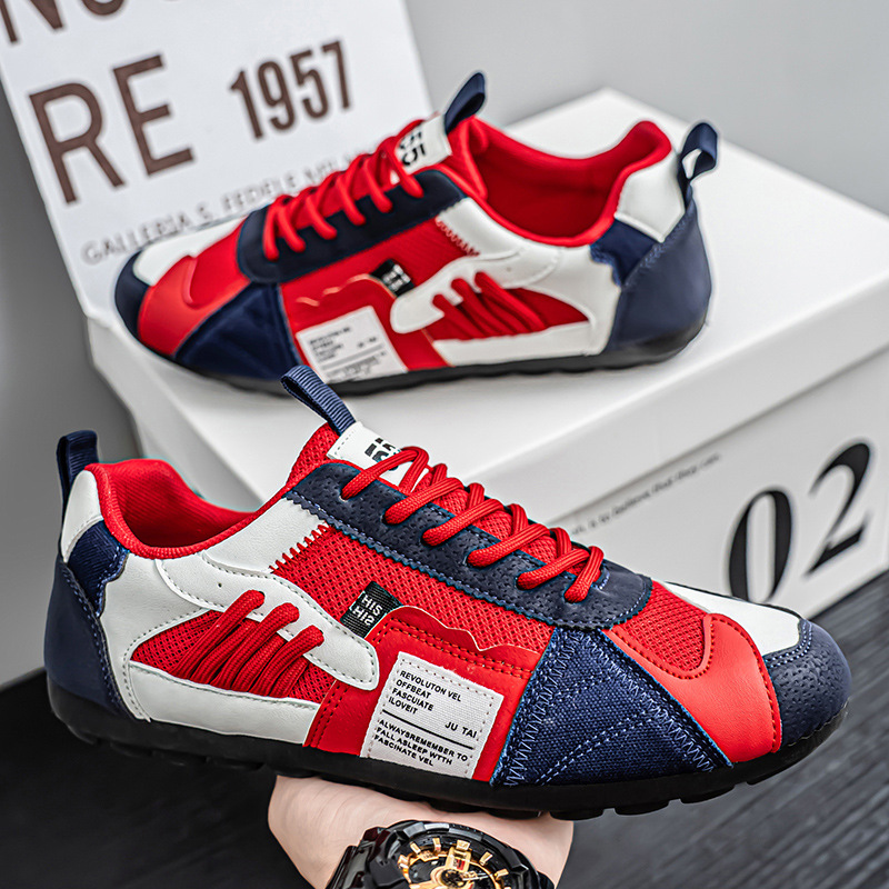 Zapatos de hombre de todo fósforo, zapatos deportivos, zapatos casuales, transpirables, fideos de malla voladores de verano, zapatos perezosos ligeros y simples para estudiantes