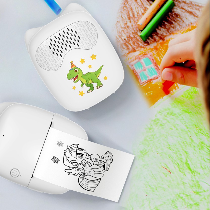 Mini Impresora Infantil Inteligente M7 Térmica Portátil con Voz