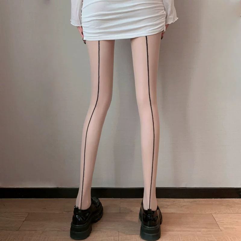 Wire, retro sexy ultra thin base tights, internet celebrity