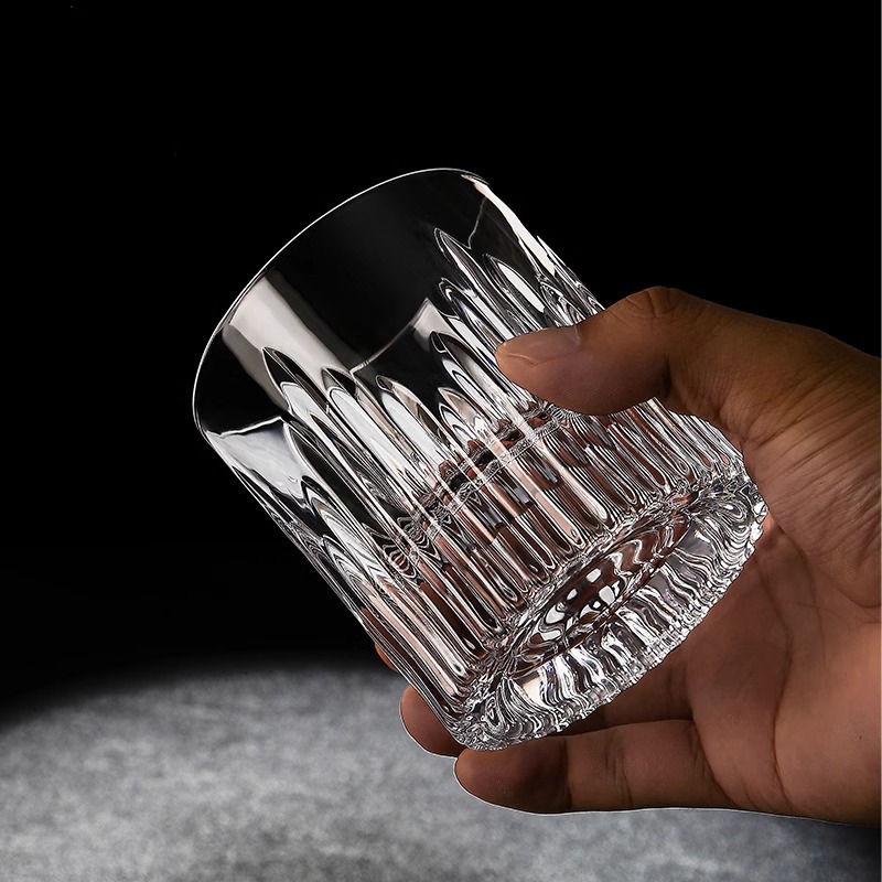 Vaso de cóctel de degustación de whisky de cristal grueso Vaso de vodka Vaso de vino Taza de cerveza clásica