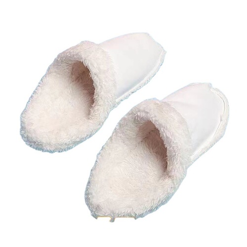 Plus velvet and fur men's and women's Crocs shoes with inner liner to keep warm cotton cover winter removable fur cover Couple's Crocs shoes