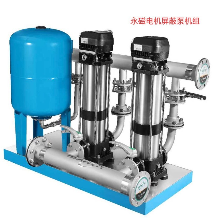 惠州沃德泵房改造永磁电机屏蔽增压泵 低功率永磁电机不锈钢水泵