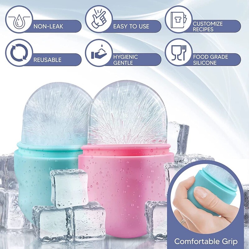 跨境硅胶冰敷玫瑰冰模按摩敷脸冰格美容仪降温脸部护理ice roller|undefined