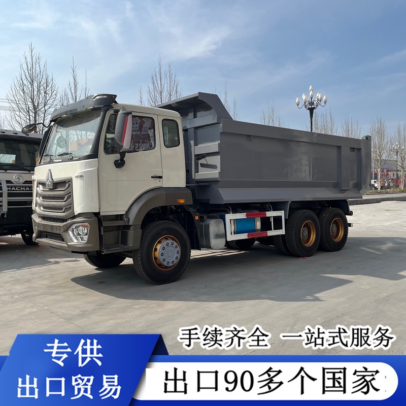 Used Eight-Wheel Shaanqi Delong Dump Truck, Export Model 6X4, Earthmoving Truck, National Standard Three, Emission Standard Two, Engineering Dump Truck