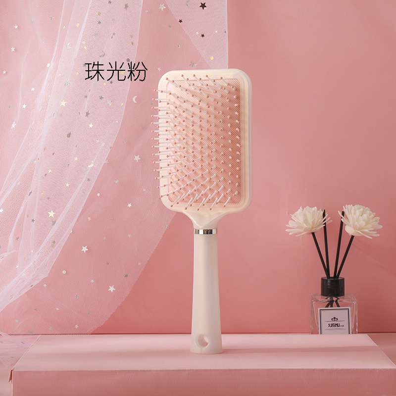 人鱼姬气垫梳可爱高颜值防静电美发梳女士家用大板按摩蓬松气囊梳|undefined