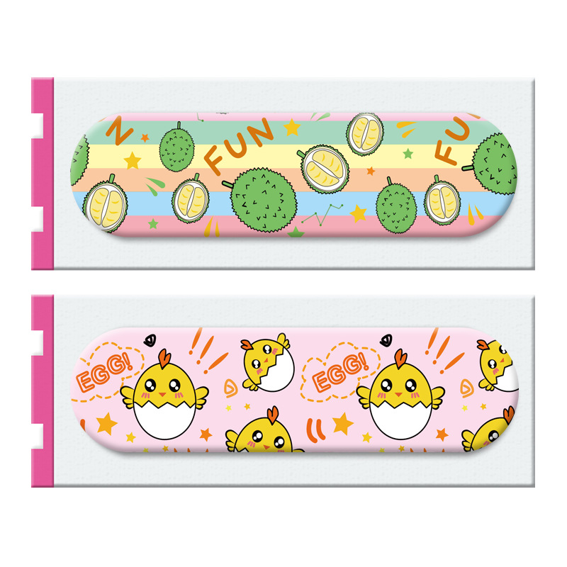 Banda de dibujos animados-Ayuda lindo estilo coreano niños transpirable impermeable Banda-Ayuda OK estiramiento torniquete 100 piezas