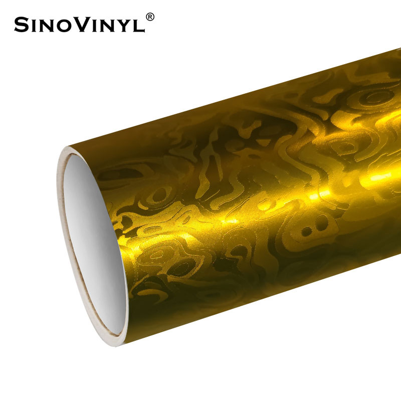 PET de alta definición galvanizado cosmic estriado de fibra de carbono espejo retrovisor decoración pegatinas de película de cambio de color de automóvil pegatinas de película de cuerpo