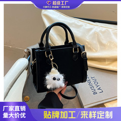 跨境潮流女包单肩斜挎包2025新款波士顿手提水桶包上新小包包