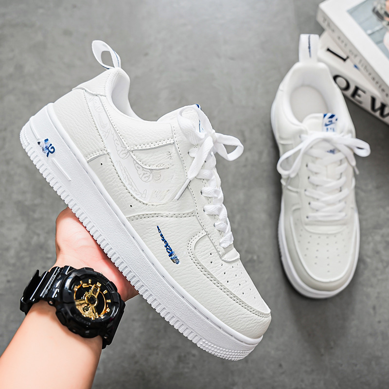2026 New Model Putian Air Force One Af1 Men's Low-Top Women's Casual Sports Sneakers in Milk Coffee Color Af1 Collaboration Sneakers