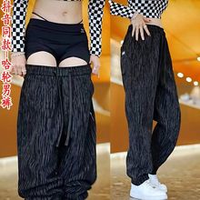 抖音爆款男士宽松哈伦束脚男士休闲裤潮流时尚百搭垂感夏季男裤子