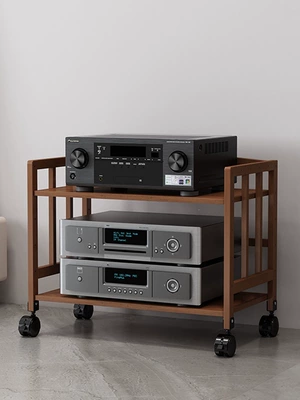 Creative Amplifier Rack, Tube Amplifier Stand, Mobile Audio Cabinet, Audiophile Cd Player, Mixer Equipment, Two-Tier Storage Rack
