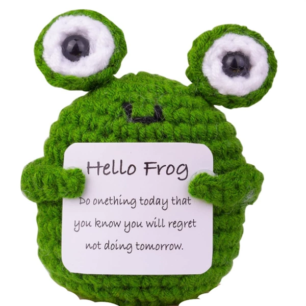 Deep green frog