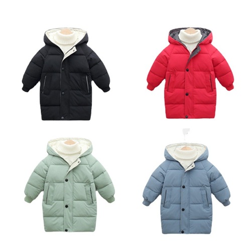 New children's clothing  autumn and winter thickened children's down jacket short boys and girls Korean style hooded jacket
