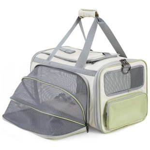 Soft-faced foldable pet travel strap, foldable, portable, comfortable and convenient pet travel strap