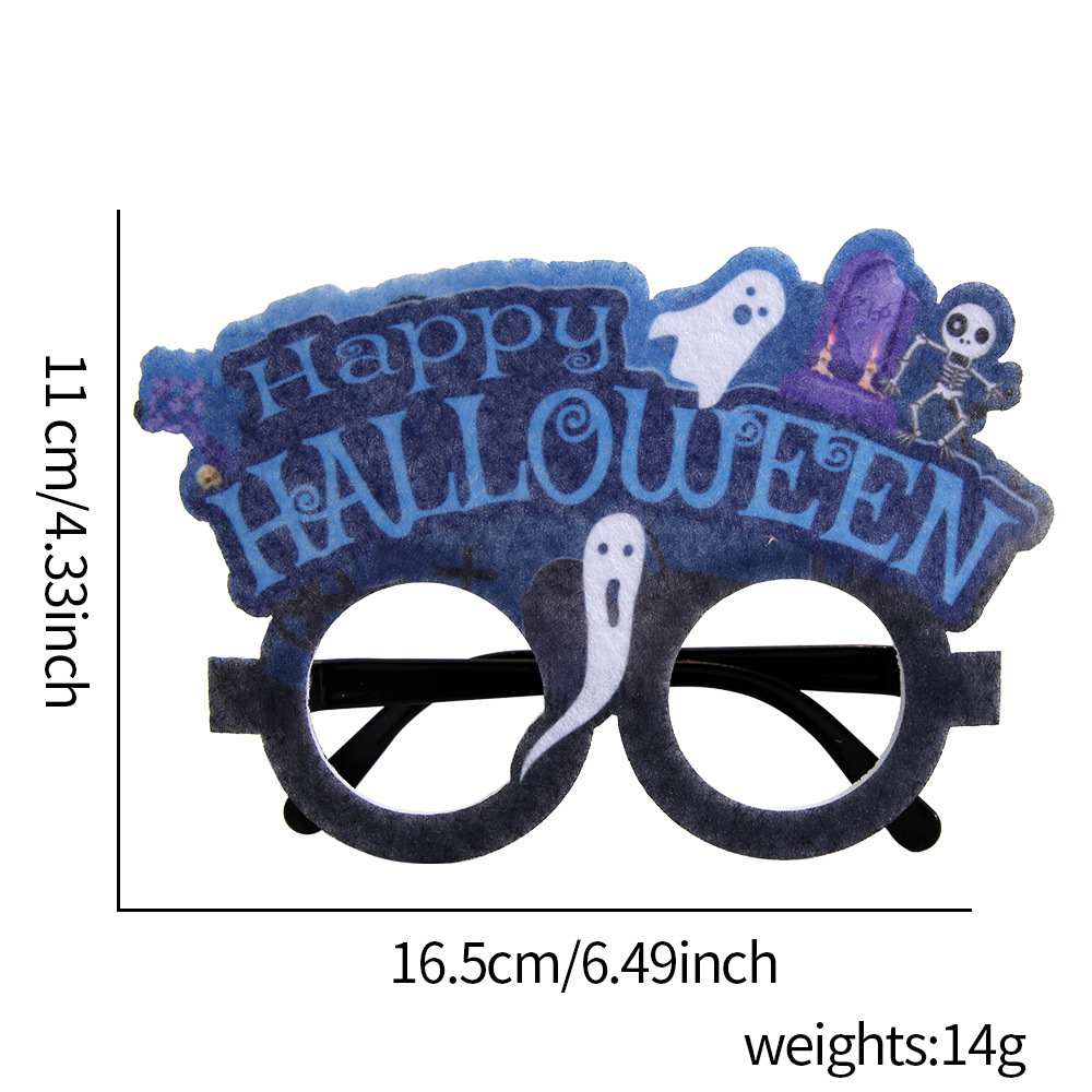 Araña calabaza gafas de dibujos animados Marco de vestir Gafas transfronterizas nuevas gafas de Halloween niños adultos fantasma Festival Fiesta Decoración