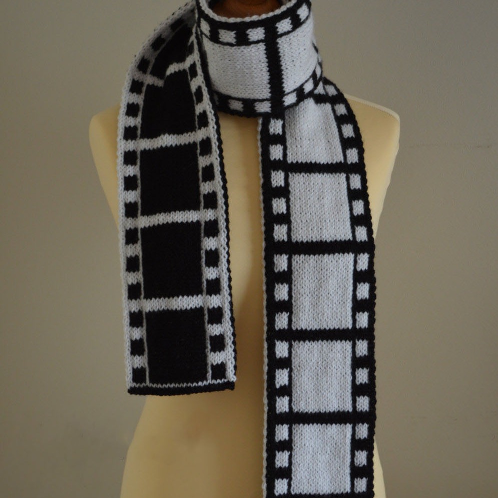 Demi-season knitted double-sided white long keep warm atmospheric…