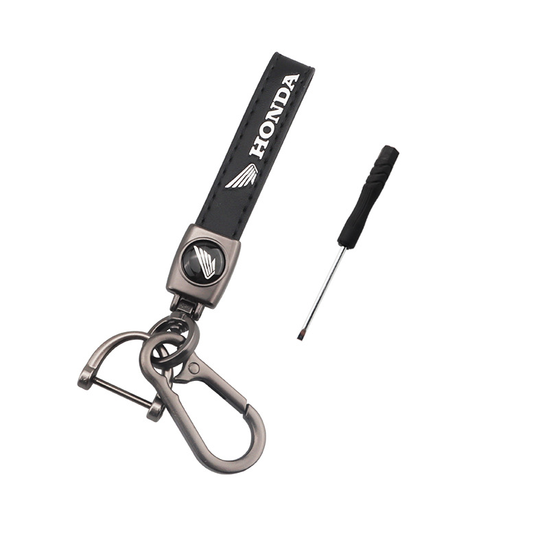 [떨어지는 고무 가죽 키 체인]-혼다
