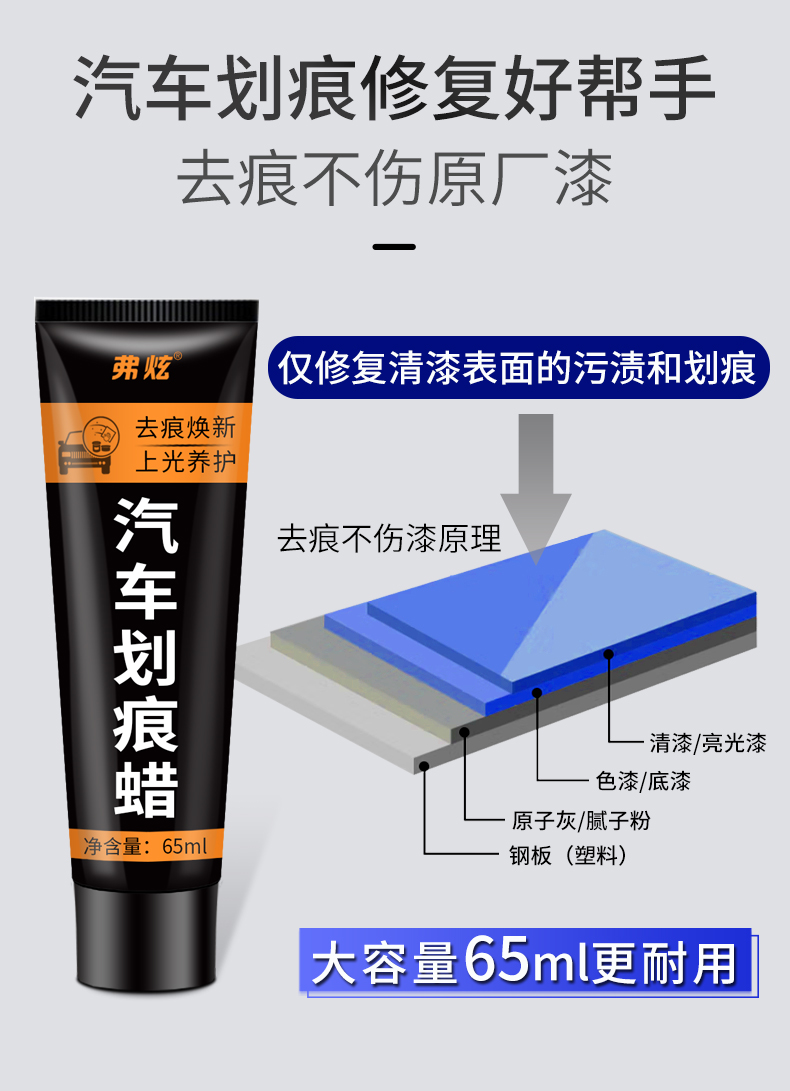 Volvo S60 XC40 XC90 V40 XC60 touch-up paint pen, crystal white, for car paint repair and scratch removal