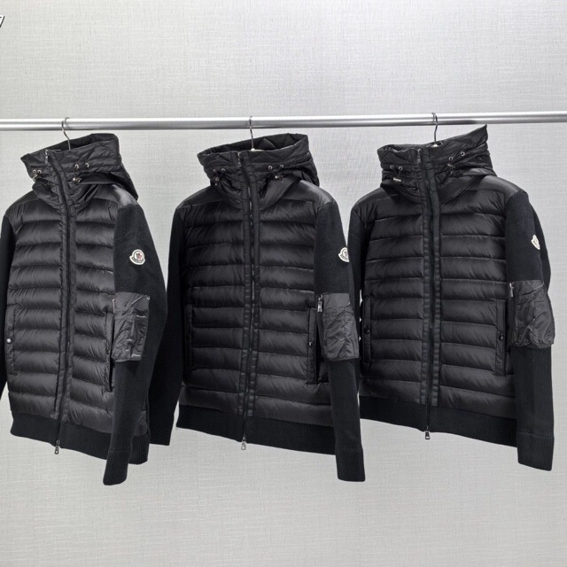 New European Export Model m Brand Knitted Patchwork down Jacket, In-Stock Stand Collar Casual Fashion Unisex Coat New European Export Model m Brand Knitted Patchwork down Jacket, In-Stock Stand Collar Casual Fashion Unisex Coat