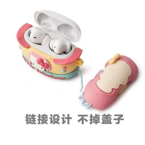 Наушники совместимые с Apple, мультяшные, Pro, защитный чехол, Pro2, Bluetooth