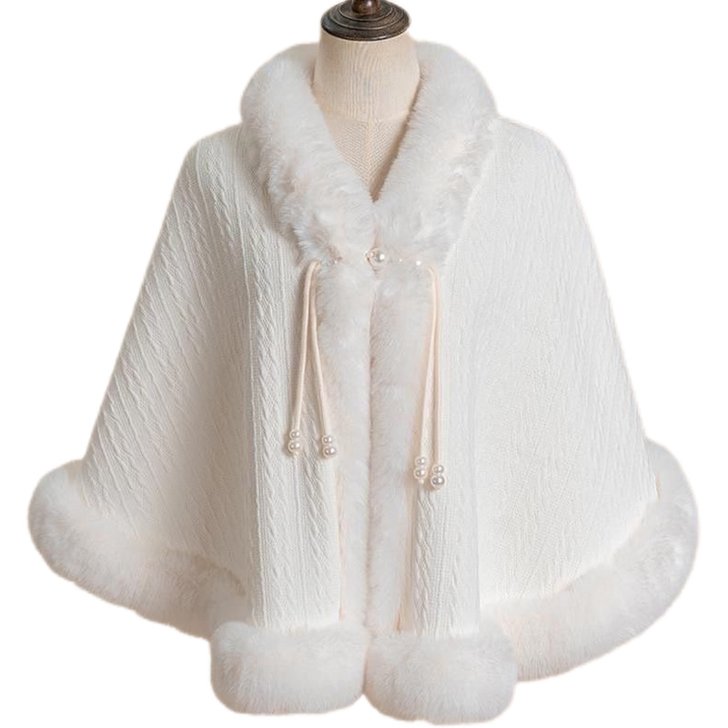 La República de China agrega una capa gruesa de nuevo tipo 2025 Chongqing Chal temperamento de alta gama de otoño y invierno abrigo de punto cálido peluche