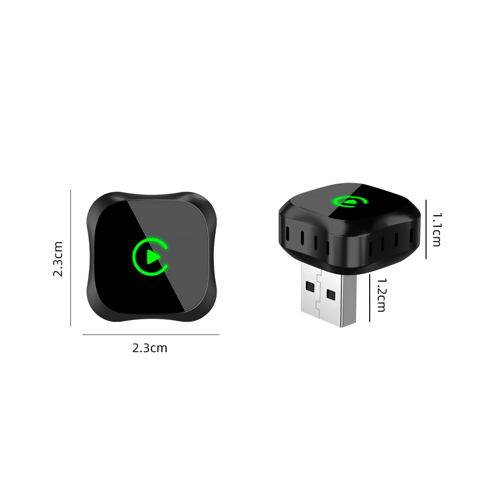 Smart Car Connectivity Adapter 2-in-1: Converts Wired to Wireless in Seconds, CarPlay Android Auto Conversion Box