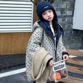 女童夹棉毛毛衣外套2025秋冬装新款儿童装大童羊羔绒上衣时尚洋气