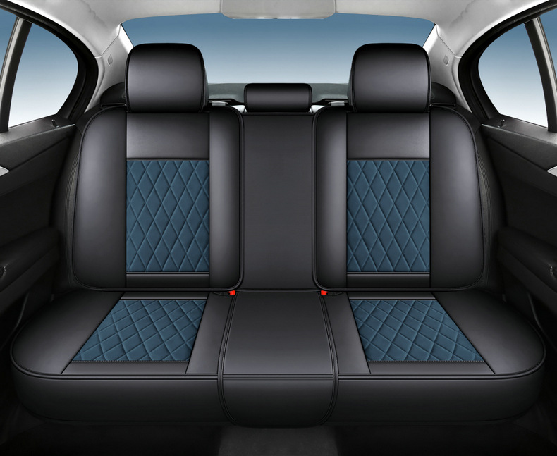 Cross-Border Foreign Trade Technology Fabric Car Seat Covers and Cushions, Universal for All Seasons, Full Surround Car Seat Covers and Cushions