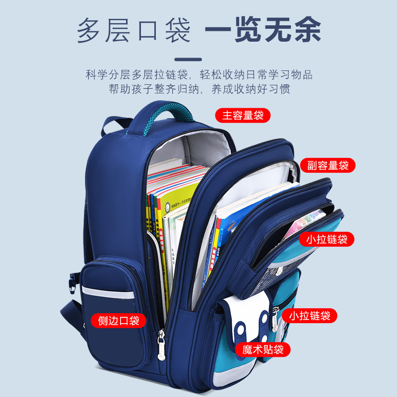 26 nuevas mochilas de tirón para estudiantes de primaria 23 a 6 o grado niños de dibujos animados mochilas de hombro de gran capacidad para niños y niñas