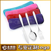 Spoon, tableware, handheld street set stainless steel for elementary school students, suitable for import, 3 piece set