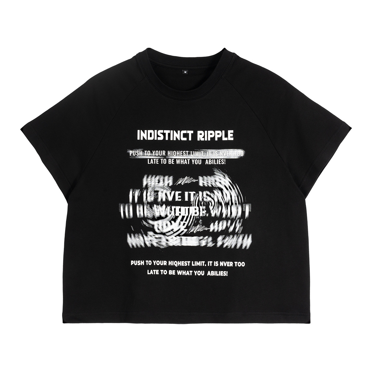 ETAI hombre verano 260g pesado algodón de manga corta hombre corto ancho marca de moda juvenil camiseta casual callejera image 7
