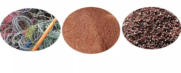 智能型通讯电缆线干式铜米机 电缆线去皮分选铜米机 铜线回收设备