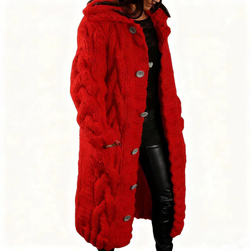 2026 European and American Women's New Cardigan Plus-Size Sweater Jacket Fashion Amazon Sweater Cross-Border Women's Knitwear