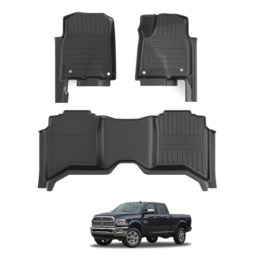 Adecuado para alfombrillas de coche Dodge especial impermeable Dodge RAM 1500 Floor mat todo incluido almohadilla de pie Tpe