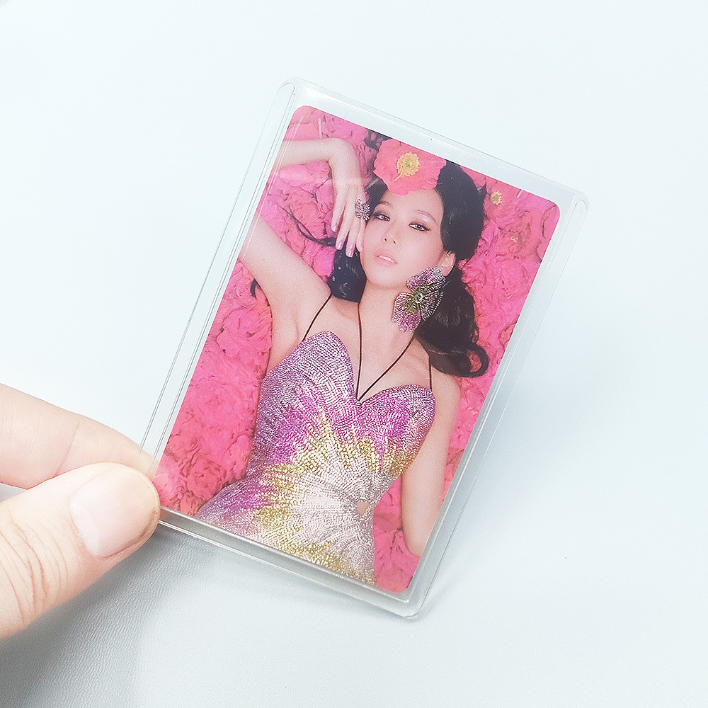 B8 recubierto PVC duro tarjeta caso Gu Ka ES Polaroid pld3 pulgadas 4 pulgadas 6 pulgadas pequeña tarjeta transparente almacenamiento caja de goma dura