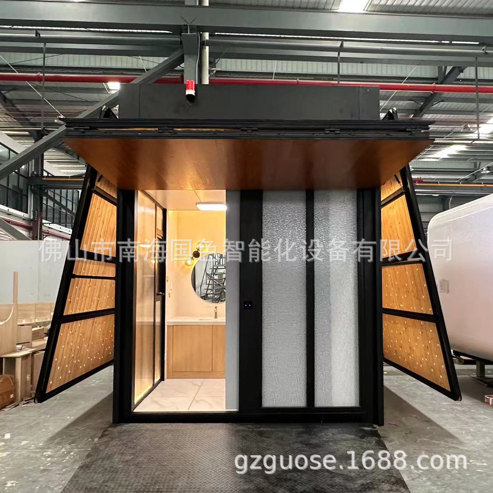 Scenic Spot Red creativa móvil de acero ligero casa materna e infantil desmontable tecnología sentido espacio cápsula B & B Hotel