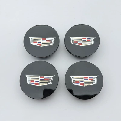 Logo Tire Center Cap 67mm: Car logo - flat-style-black-background-black-color-label-67mm-four